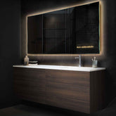 Espejo LED Rectangular | Control por interruptor de pared | Luz blanca cálida - Reyze Seria Motivated Model 7